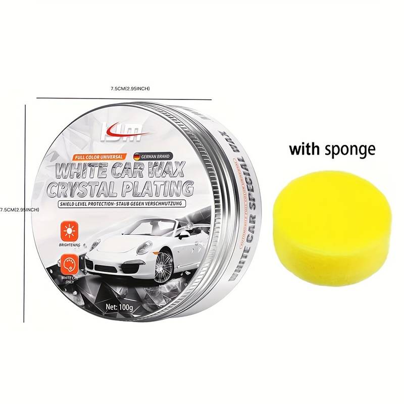 Car Paint Care Kit - Waterproof Wax, Polishing, Brightness Protection &  Hydrophobic Coating - For White Cars (with Sponge) - Temu